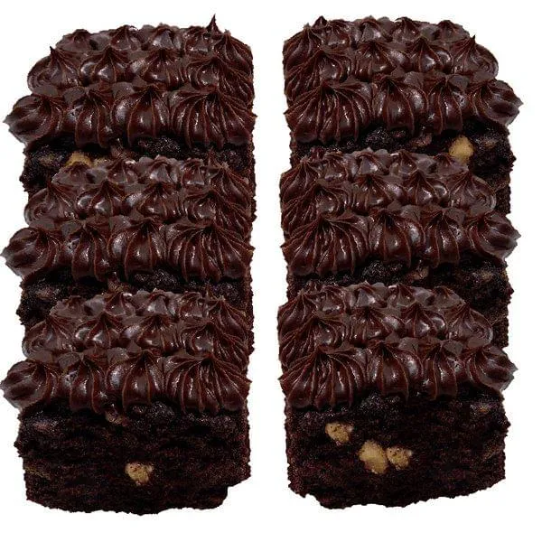 Eggless Chocolate Fudge Brownie (6 Pcs)