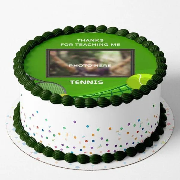 Tennis 🎾 theme cake designed in whipped cream for a 50th birthday  celebration, few days back...❤❤ #jaipurbaker #eggfree #whippedcream… |  Instagram