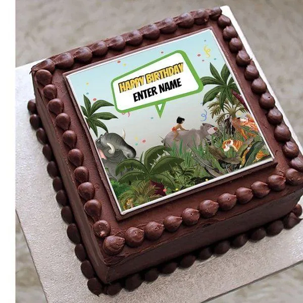 Jungle Book First Birthday Cake  Wishingcartin