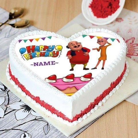 Motu Patlu Birthday Cake - 3 Kg, Cakes on Birthdays