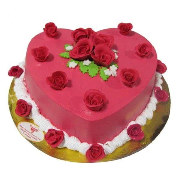Red Rose Love Cake