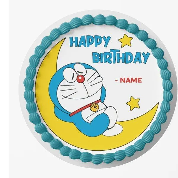 Happy Birthday Name Personalized Doraemon Theme Cake | Cake for Boys | Cake  for Girls by CakeZone | Gift customizable-photo-cakes Online | Buy Now