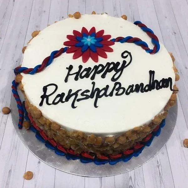 Raksha Bandhan Butterscotch Cake