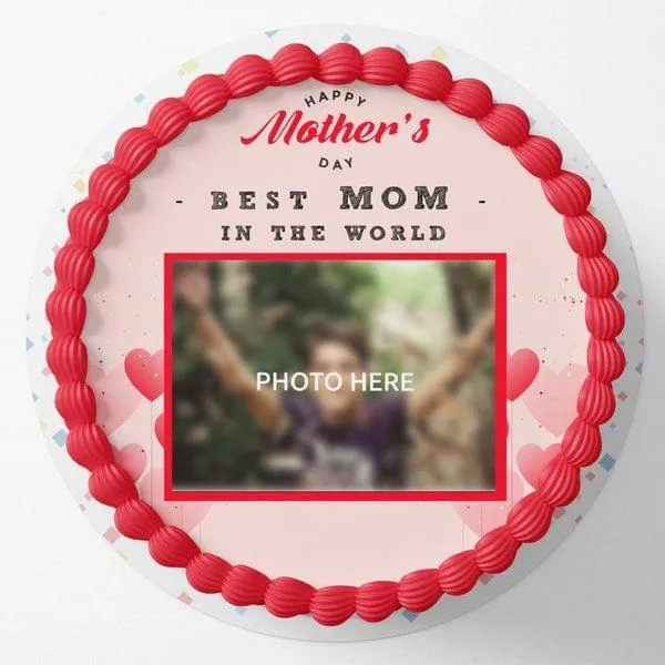 Best Mom Photo Cake