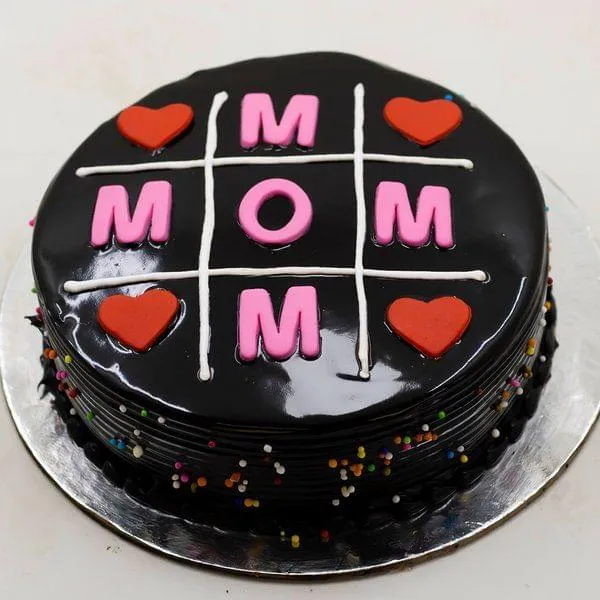 MOM Crossword Chocolate Cake
