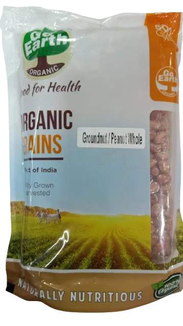 Organic Groundnuts Raw 500gm