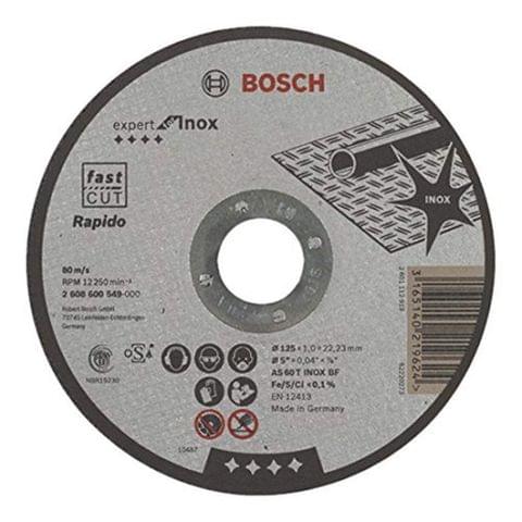 Bosch Cutting Discs Inox Bosch Rapido Cutting Disc 5inch 2608600549