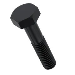 M10 Hex Head Rev. A/F Bolt Black Oxide (40mm - 170mm) - TVS - Pack of 100