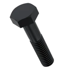 M5 Hex Head Bolt Black Oxide (20mm - 50mm) - TVS - Pack of 500