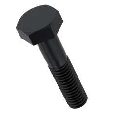 M8 Hex Head Bolt Black Oxide (30mm - 150mm) - TVS - Pack of 200