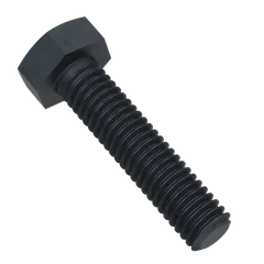 M20 Hex Head Screw Black Oxide (35mm - 200mm) - TVS - Pack of 20