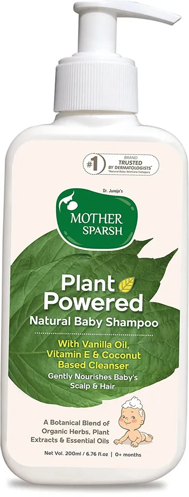 Mother Sparsh Plant Powered Natural Baby Shampoo 200ml