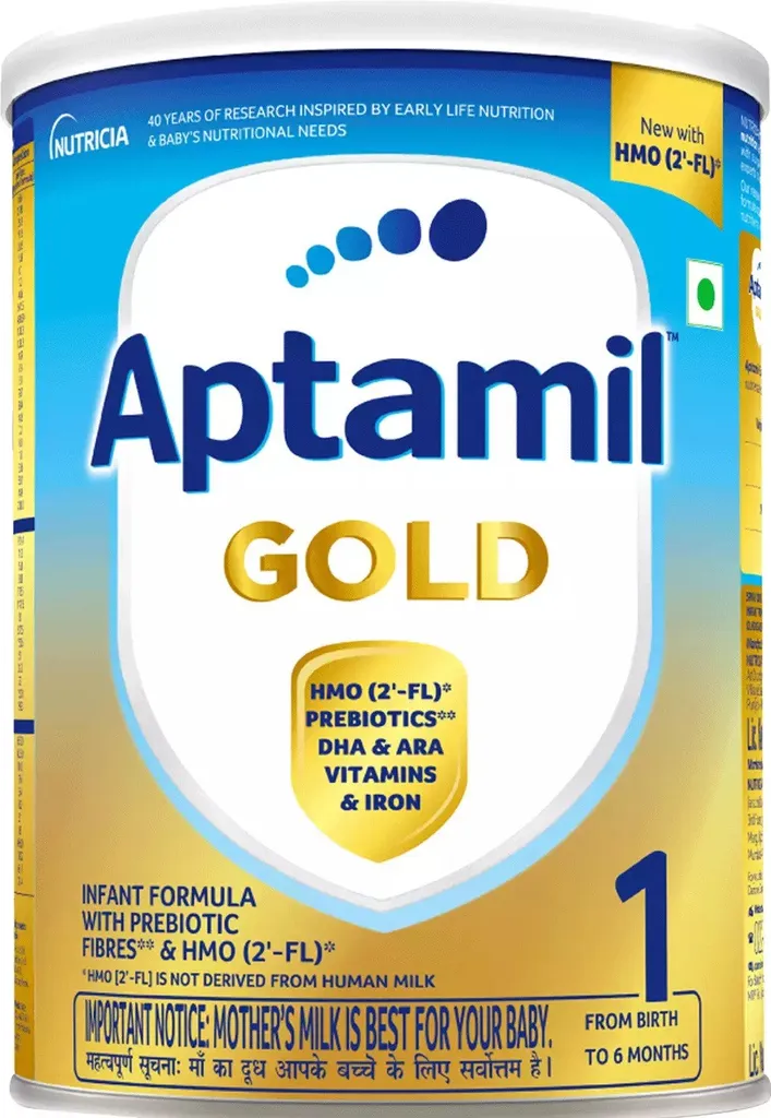 Aptamil Gold 1 Infant Formula Powder Upto 6 months, 1-400g Tin