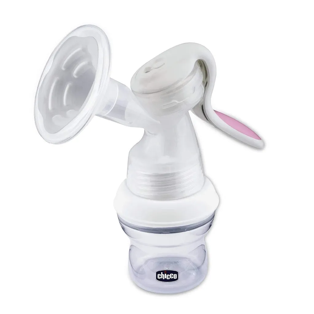 Chicco Natural Feeling Manual Breast Pump, Effective & Gentle Expression of Milk, BPA free