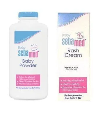 Sebamed Rash Cream 100Ml &Sebamed Baby Powder 200Gm Combo