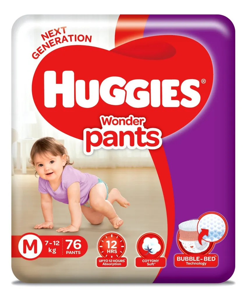 Huggies Wonder Pants Medium Pant Style Diapers - 76 Pieces