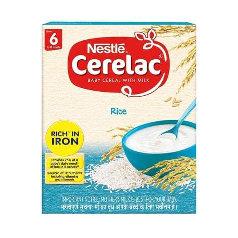 Nestle Cerelac Rice Baby Cereal, 6-12 Months, 300 gm