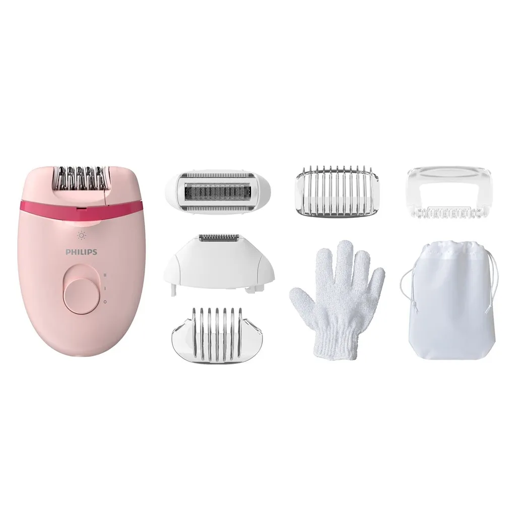 Philips BRE285/00 compact epilator With opti-light