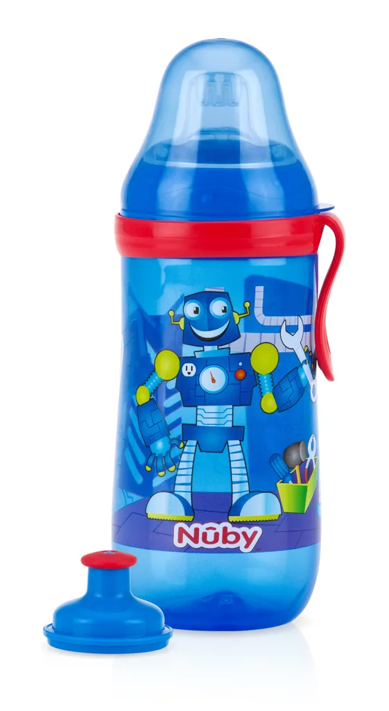 Nuby Busy Sipper W/Silicon & Pop Up Spout 360ml