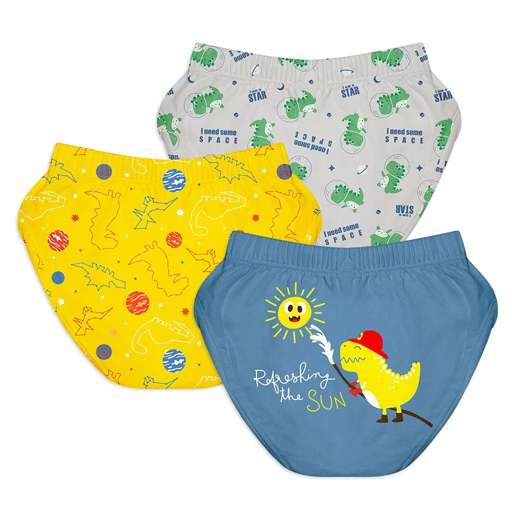 SuperBottoms Unisex Toddler Brief / Underwear Finding Dino