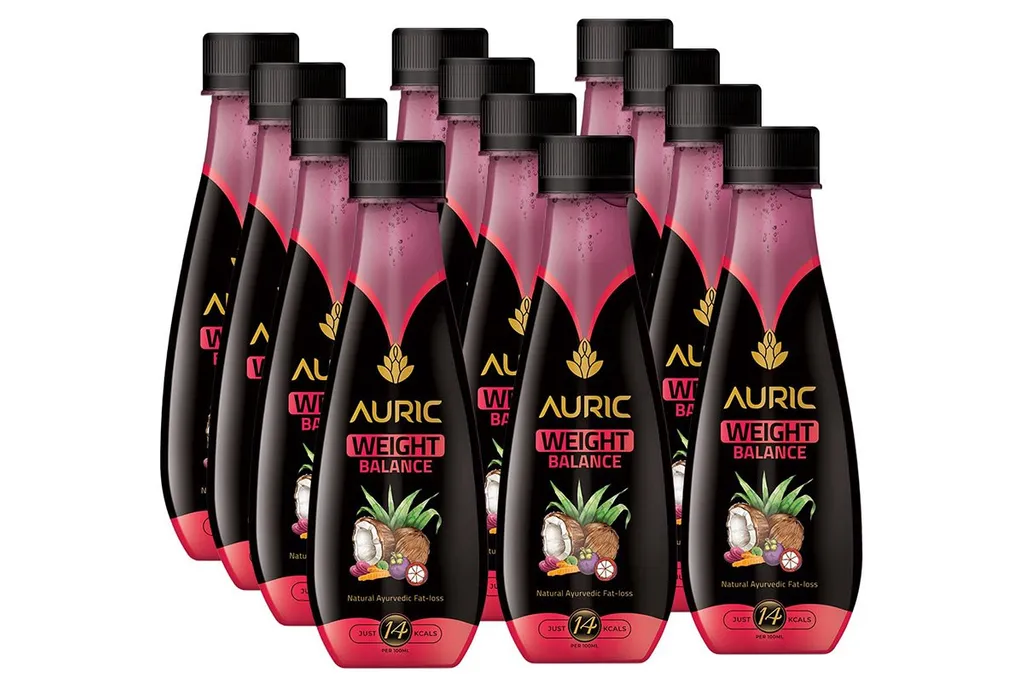 Auric Weight Balance Juice For Men & Women, 12 Bottles