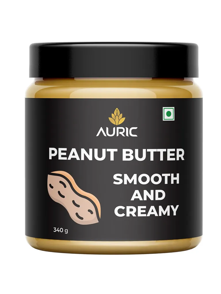 Auric Peanut Butter Smooth & Creamy 340 g