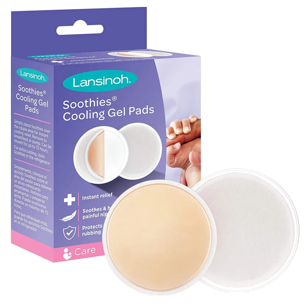 Lansinoh Soothies Breast GelPad for Breastfeeding & Relief, 2 Pcs