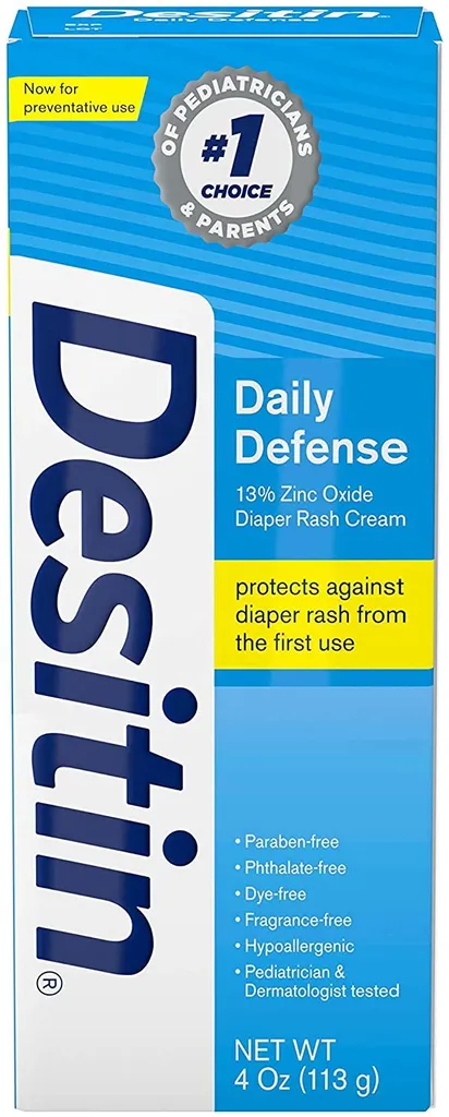 Desitin Daily Defense Baby Diaper Rash Cream 4 oz