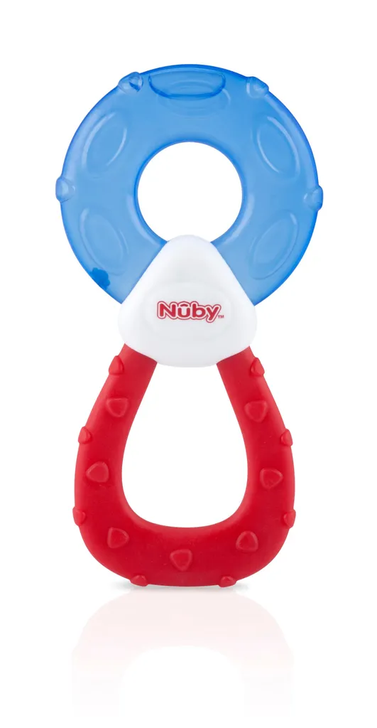 Nuby Kool Soother Ring Teether 3M+ (Blue)
