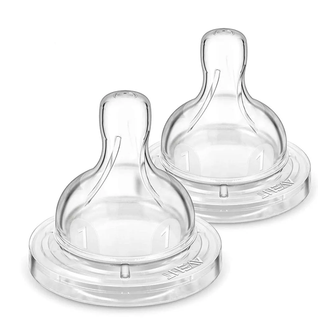 Philips Avent Classic Teat 1 Hole Newborn Flow - 0month+ (2Pc. Pack)