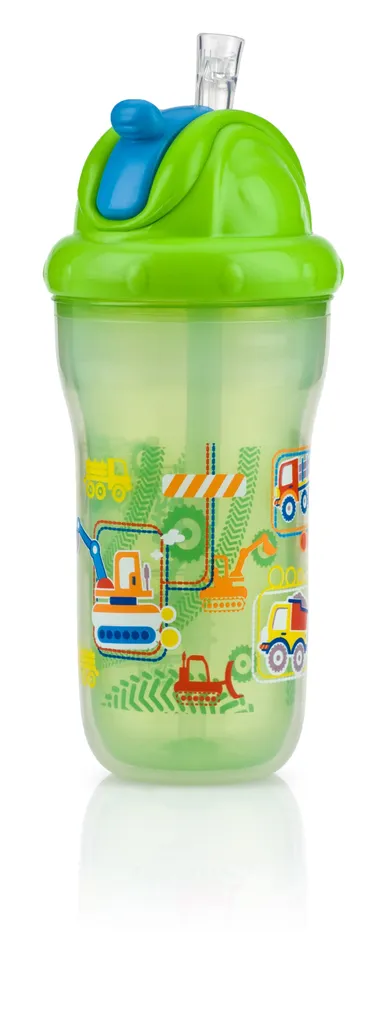 Nuby Insulated Flip-It Straw Active Sipeez 270ml (Green)