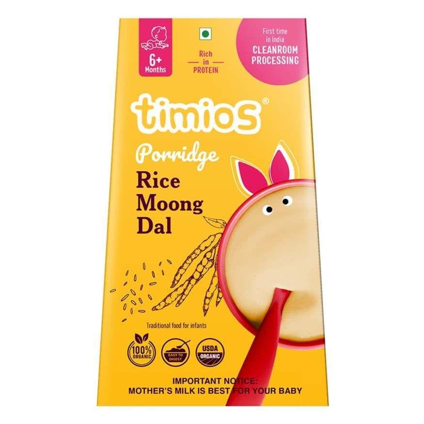 Timios Organic Rice& Moong Dal Porridge-400g (Pack of 2)