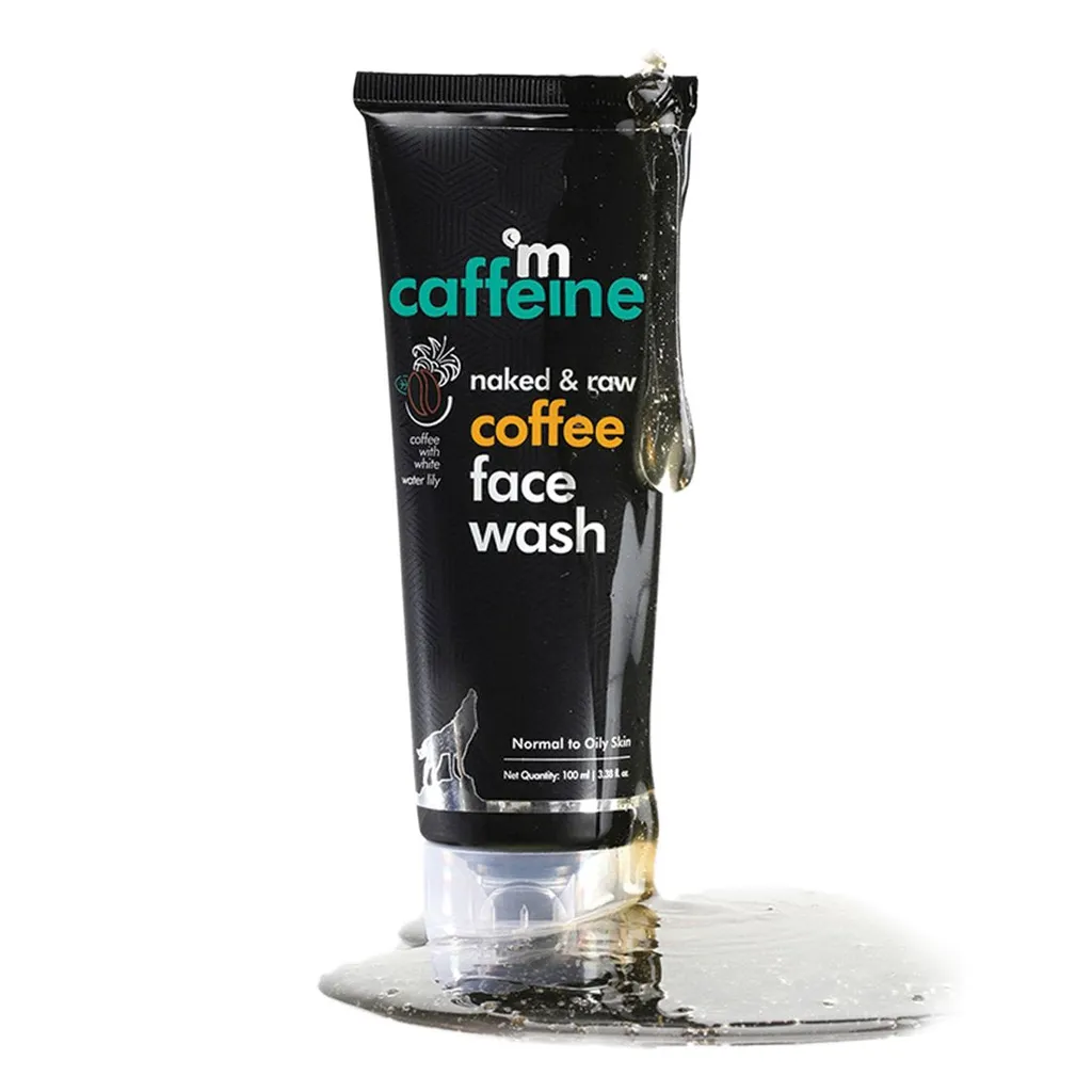 mCaffeine Oil Control Coffee Face Wash with Aloe Vera - Soap Free Cleanser for Normal to Oily Skin