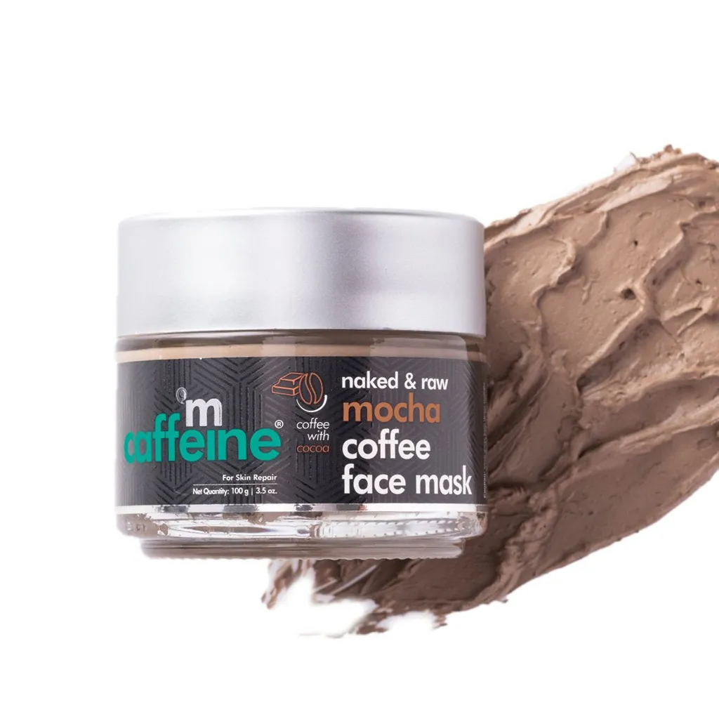 mCaffeine Skin Repair Mocha Coffee Face Mask - Sebum Control Face Pack with Cocoa & Bentonite Clay
