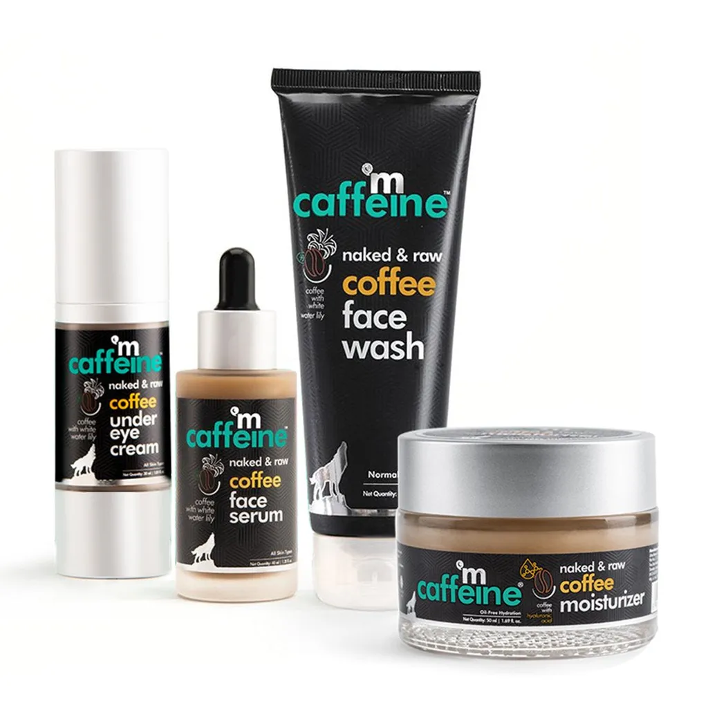 mCaffeine Pro Skin Care Coffee Routine - Cleanse, Hydrate & Reduce Dark Circles