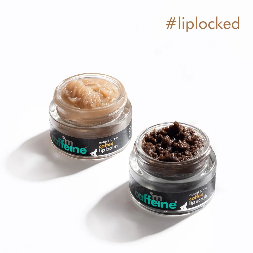 mCaffeine Quick Coffee Sip Duo - Reduce Pigmentation with Lip Scrub & Balm