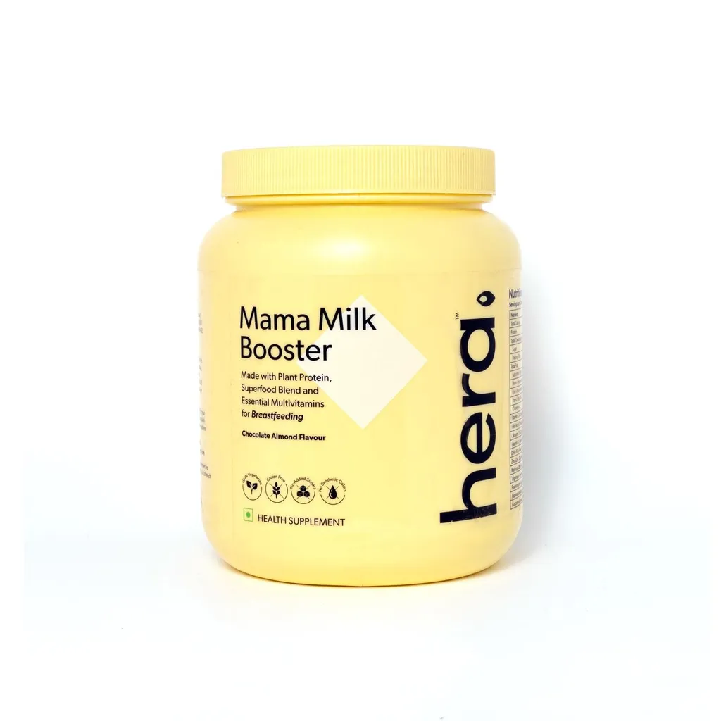 Hera Mama Milk - Lactation and Breastfeeding - Shatavari, Plant Proteins, Superfoods and Multivitamins - 300 G Powder