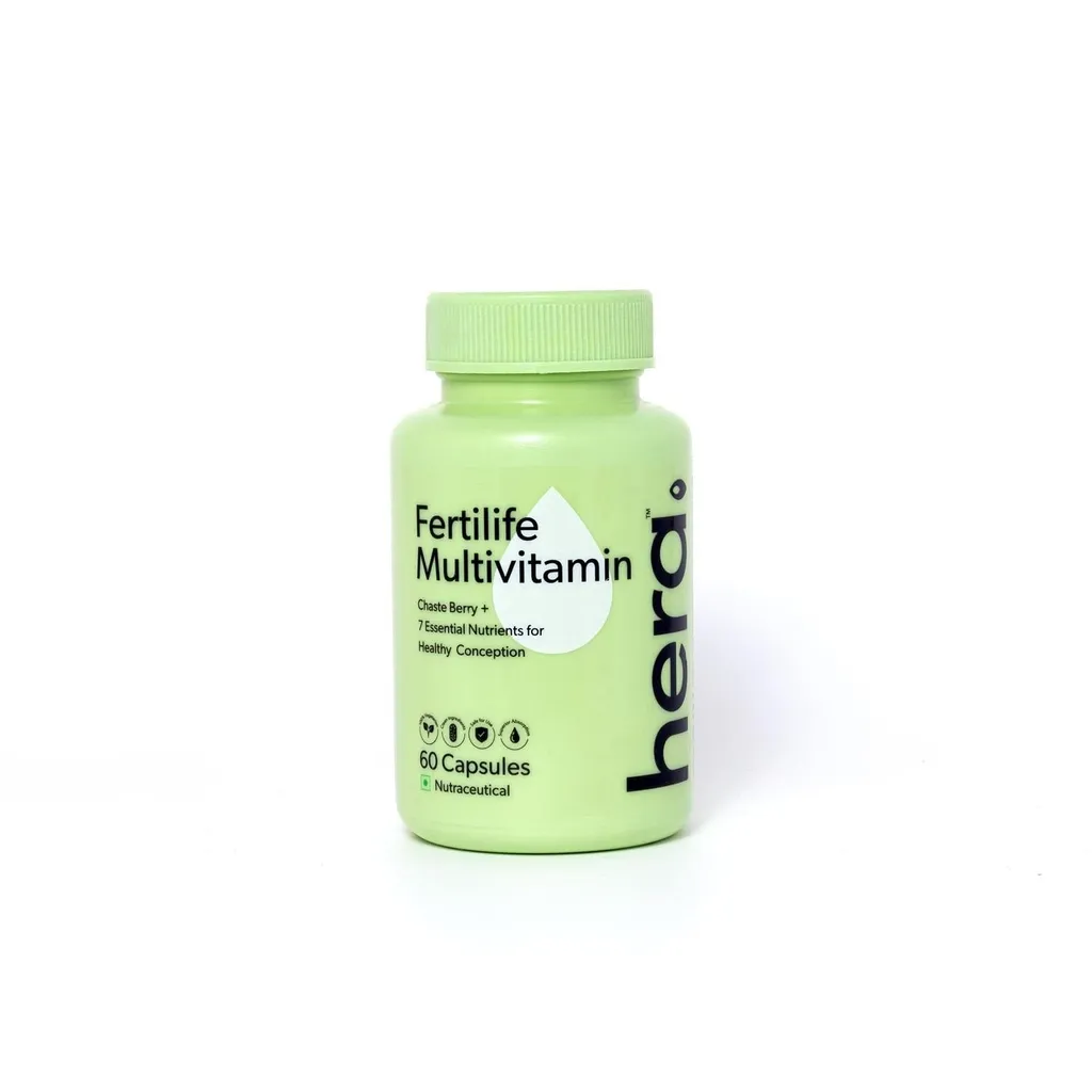 Hera Fertilife Multivitamin - Fertility, Hormones and Reproductive Health - Inositol, Essential Vitamins and Minerals - 60 Capsules