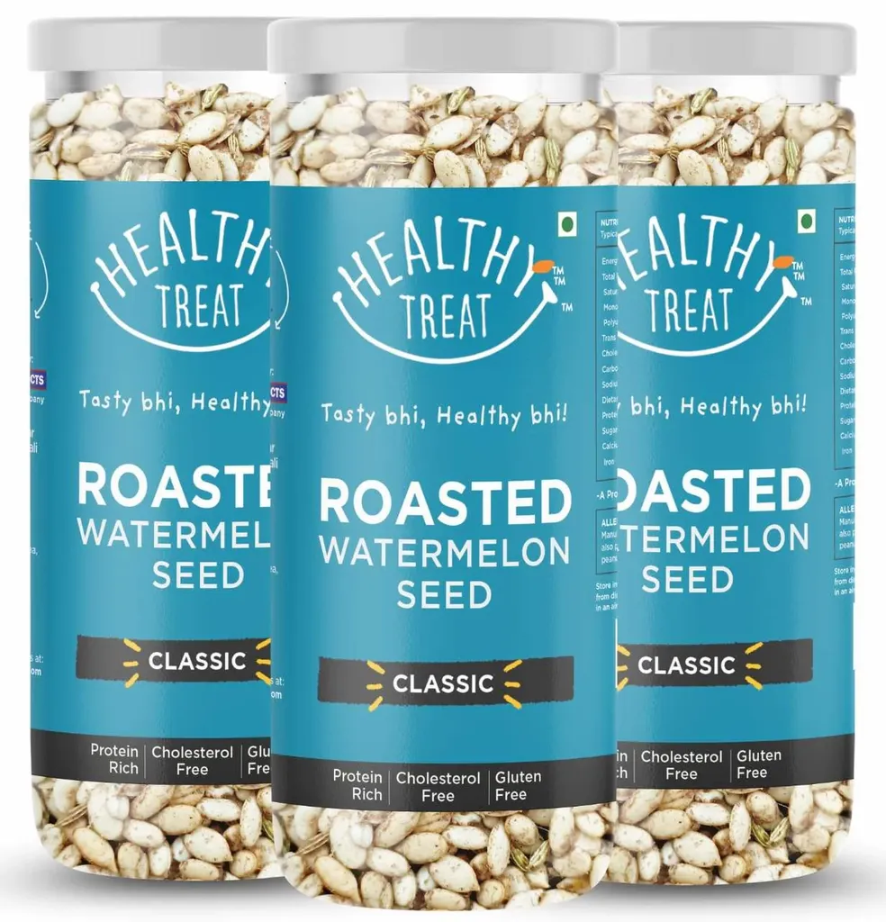 Healthy Treat ROASTED WATERMELON SEEDS - CLASSIC 375GM-(PACK OF3)