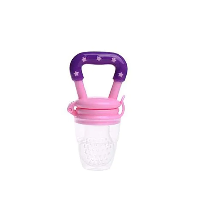 Safe-O-Kid BPA-Free FruitNibbler for 4+M Baby Purple&Pink