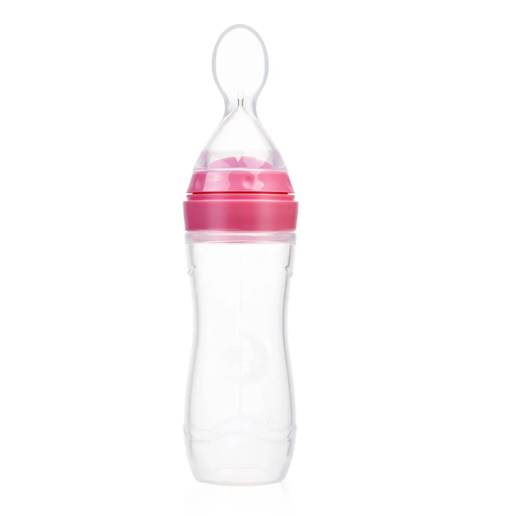 Safe-O-Kid Silicone Feeder Spoon Bottle-90ml
