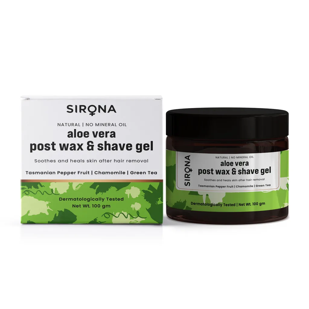Sirona Sirona Natural Mineral Oil Free Post Shave After Shaving Lotion 100 gm,Heals Skin After Hair Removal