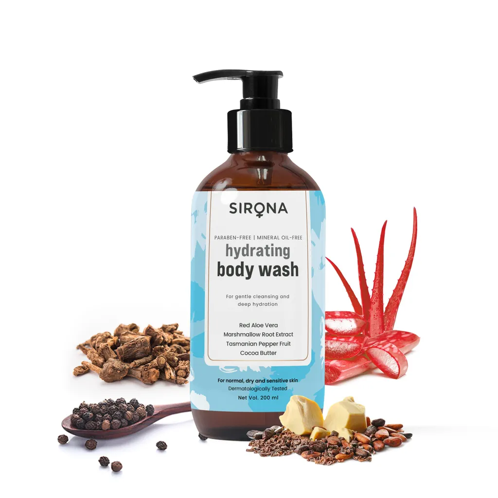 Sirona Sirona Marshmallow Body Wash for Gentle Cleansing & Deep Hydration for Men & Women 200 ml