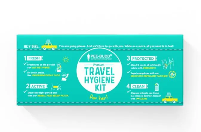 Sirona PeeBuddy Premium Travel Hygiene Kit For Her