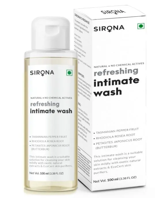 Sirona Sirona Natural pH balanced Intimate Wash - Maintains Hygiene for Men and Women - 200 ml