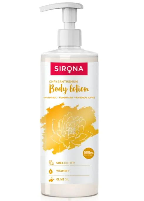 Sirona Sirona Natural Chrysanthemum Body Lotion with Shea Butter, Vitamin E and Olive Oil - 500ml