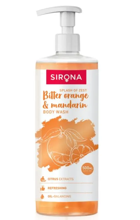 Sirona Sirona Body Wash with Bitter Orange and Mandarin - 500 ml