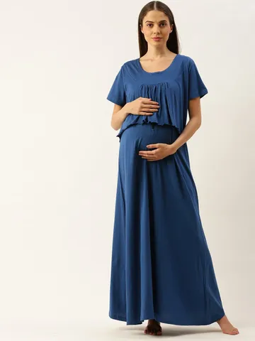 Nejo Feeding/Nursing Maternity Night Dress