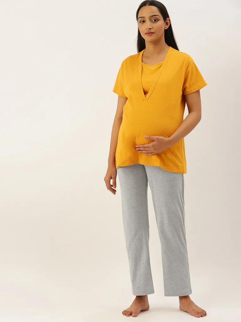 Nejo Feeding/Nursing Maternity Night Suit