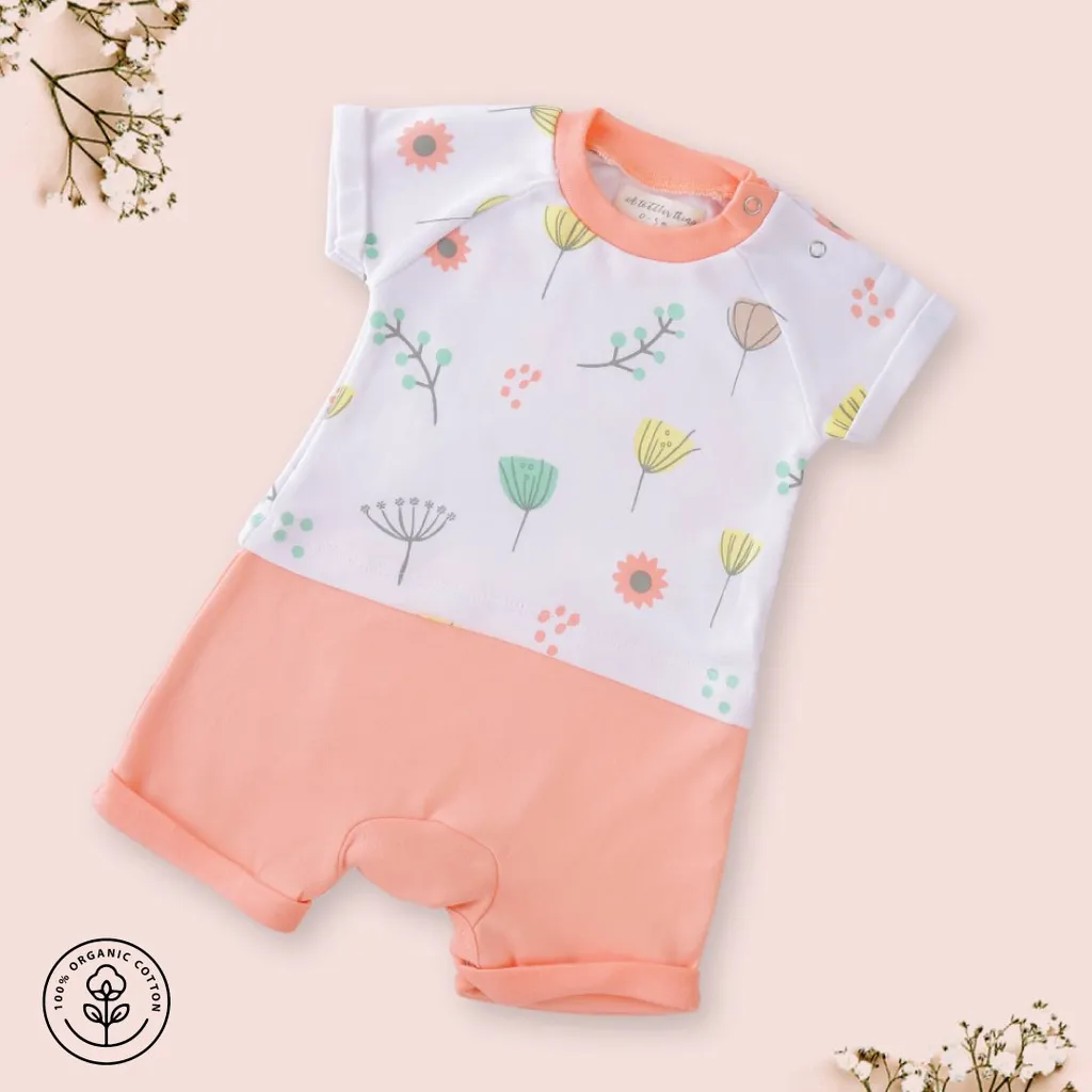 A Toddler Thing - Bee Happy - Baby Organic Half sleeve Jumpsuit